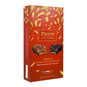 Pierre Biscuiterie French Butter Cookies Holiday Assortment, 540g