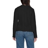 Wellworn Ladies Fringe Cardigan in Black