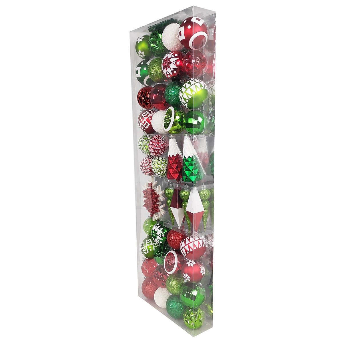 Buy 52 Piece Ornaments in Green Overview Image at Costco.co.uk