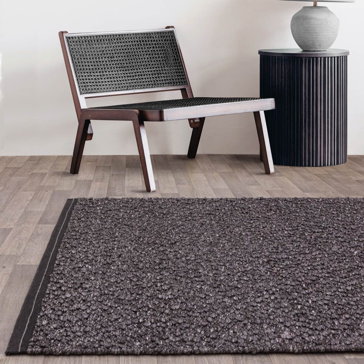 Elm Charcoal Rug, 160 x 230 cm