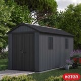 Keter Newton Plus 7ft 6" x 13ft 5" (2.3 x 4.1m) Storage Shed with Front Entry