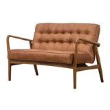 Gallery Humber Vintage Brown Leather 2 Seater Sofa