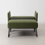 Swyft Model 08 Green Velvet Double Sofa Bed