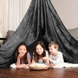 Life Comfort Oversized Family Blanket 304 x 279 cm, in Grey