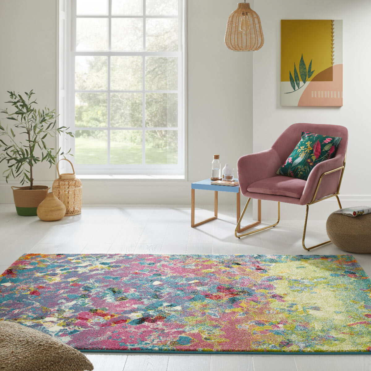 Art Meadow Multicolour Rug