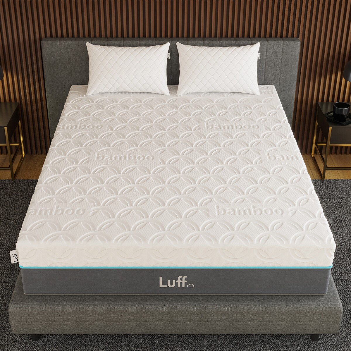 Luff Prestige Hybrid Bamboo Super King Mattress