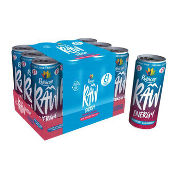 Rubicon Raw Energy Raspberry & Blueberry PMP £1.00, 12 x 500ml 