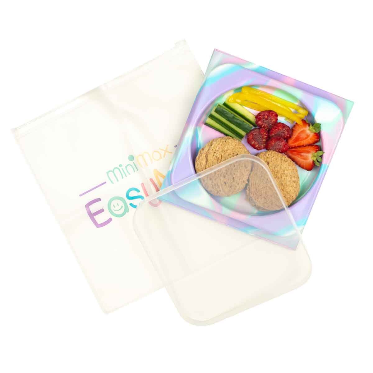EasyTots EasyMat MiniMax Open Suction Weaning Plate in Unicorn