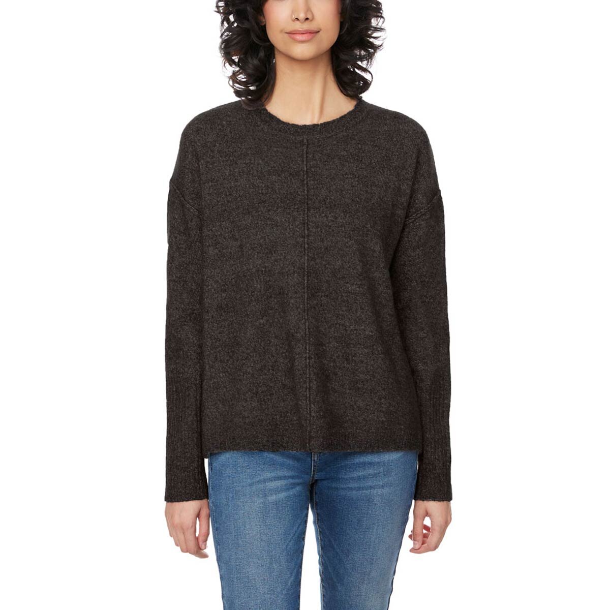 Buffalo Ladies Indi Knit Crew Sweater in Black