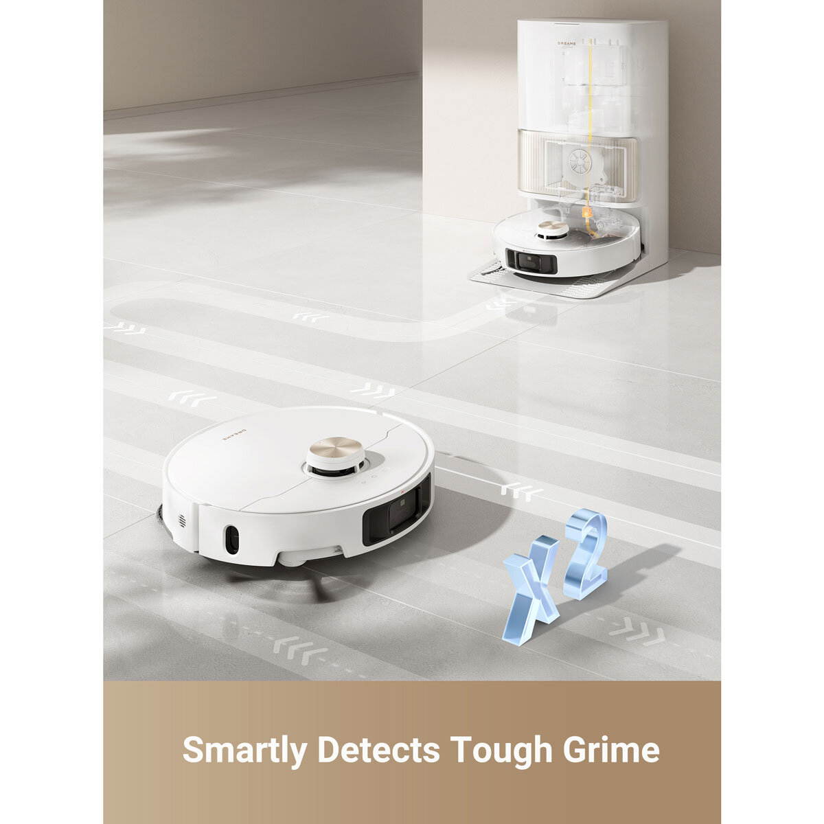 Dreame L40 Ultra Robot Vacuum and Mop with Self-Cleaning and Auto-Empty, RLX53SE