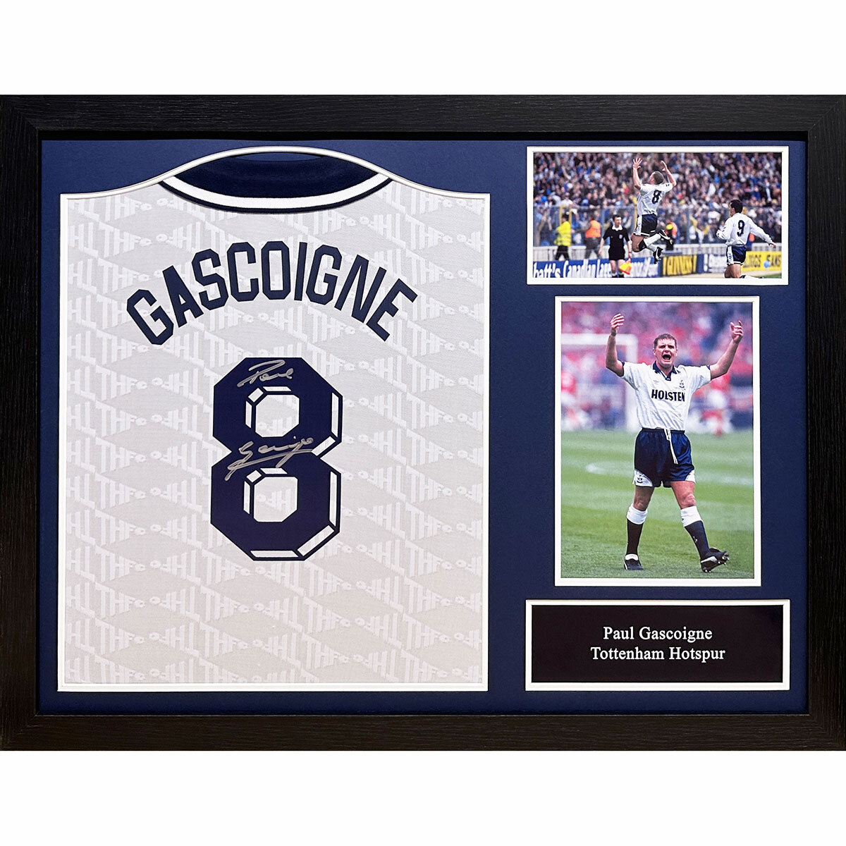 Paul Gascoigne Signed Tottenham Hotspur Shirt - 1991 FA Cup Semi Final -  Genuine Signed Sports Memorabilia