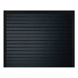 Cardale Black Horizontal Rib Sectional ISO20 Door up to 2.286 metres width