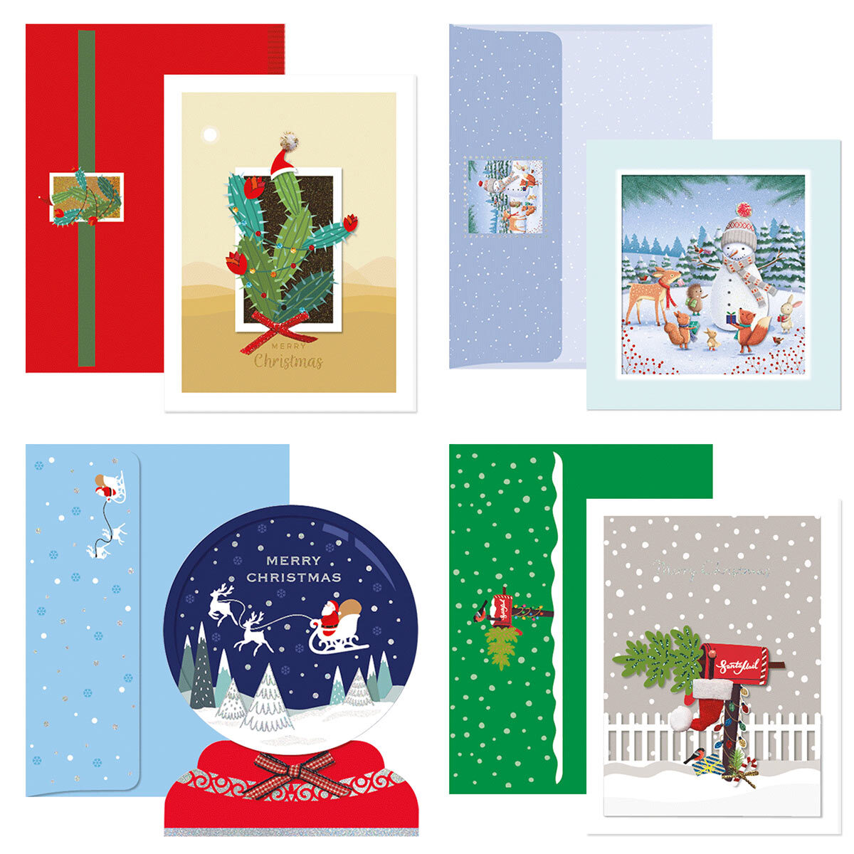 Burgoyne Hand Crafted Christmas Cards Assortment - 30 Pack | Costco UK