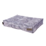 grey dog mattress on its own