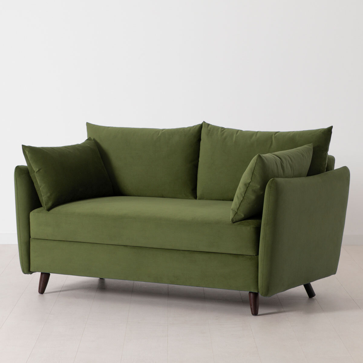 Swyft Model 08 Green Velvet Double Sofa Bed