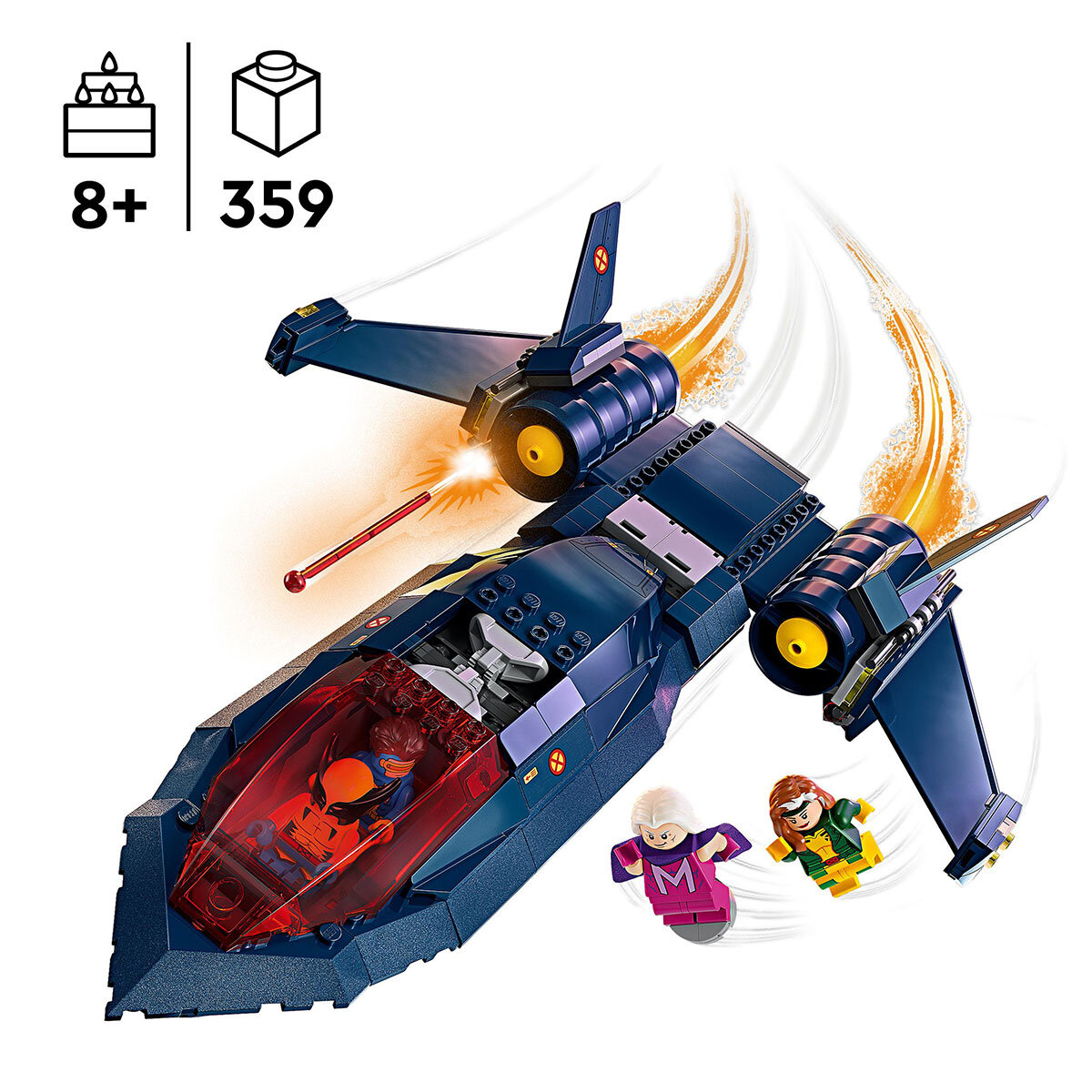 Buy LEGO Marvel X-Men X-Jet Overview Image at Costco.co.uk