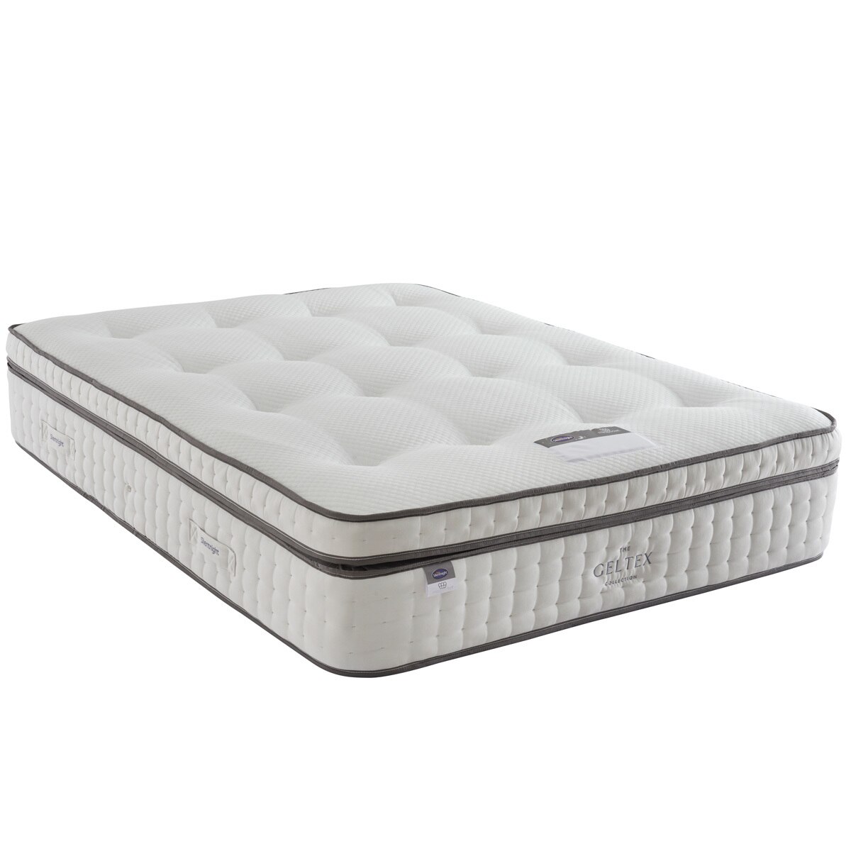 Silentnight Geltex Ultraflex 3000 Mirapocket Mattress, King in 2 ...