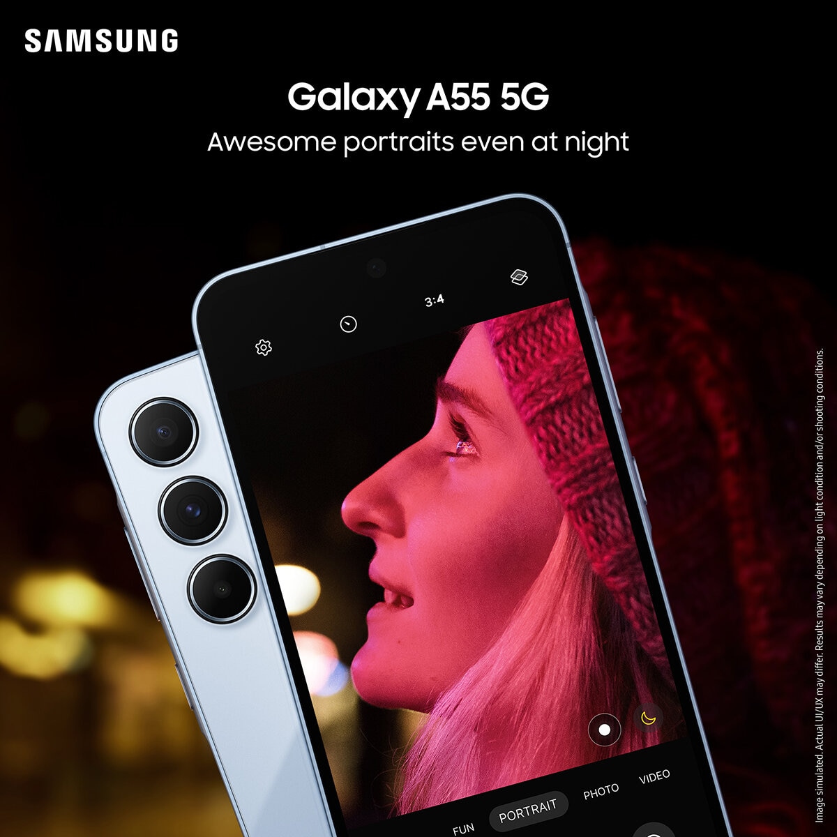 Buy Samsung Galaxy A55, 128GB Sim Free Mobile Phone in Awesome Iceblue, SM-A556BLBAEUB at costco.co.uk