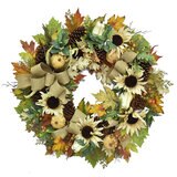 Buy 30" Yellow Harvest Wreath Overview Image at Costco.co.uk