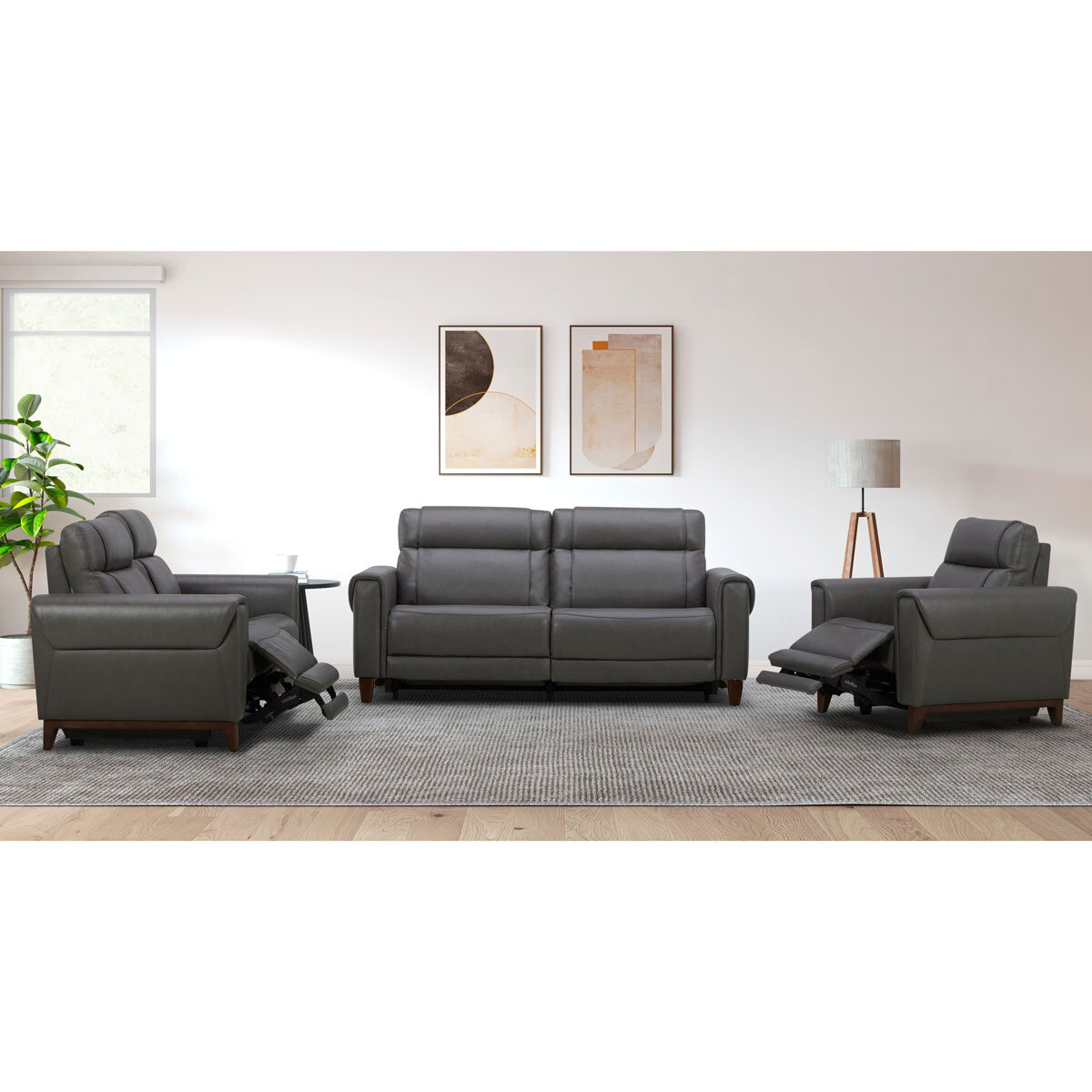 Aiden & Ivy Spencer 2 Seater Leather Sofa