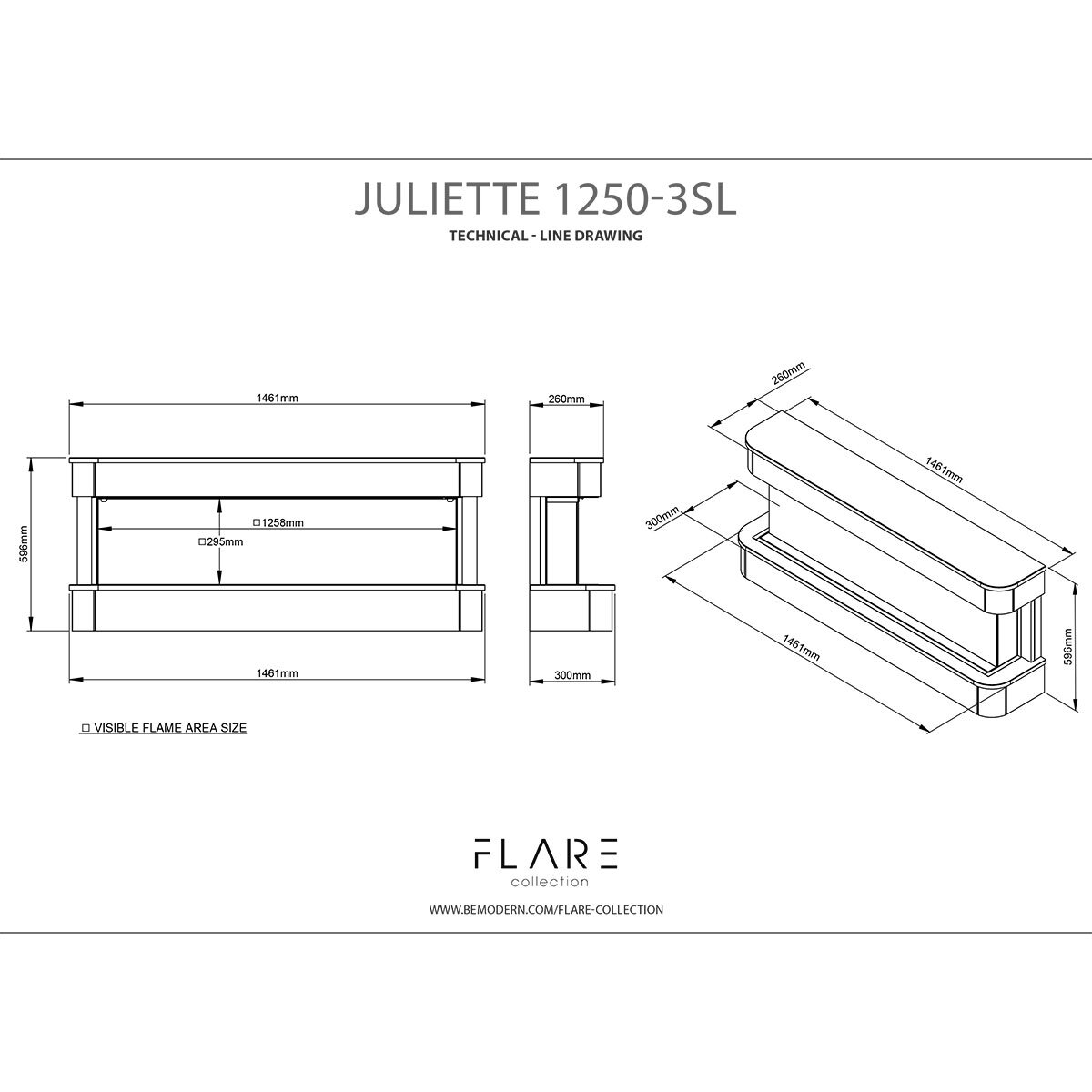 Flare Juliette Wall Hung - Cashmere