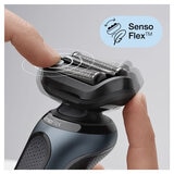 Image describing Braun Shaver S6's senso flex head