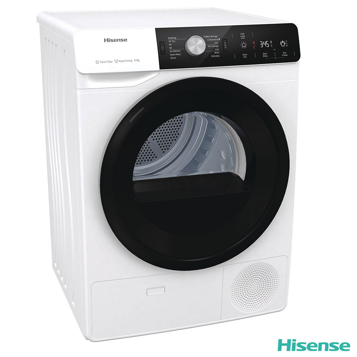 Hisense DHGA901NL, 9kg Heat Pump Tumble Dryer A++ Rated i...