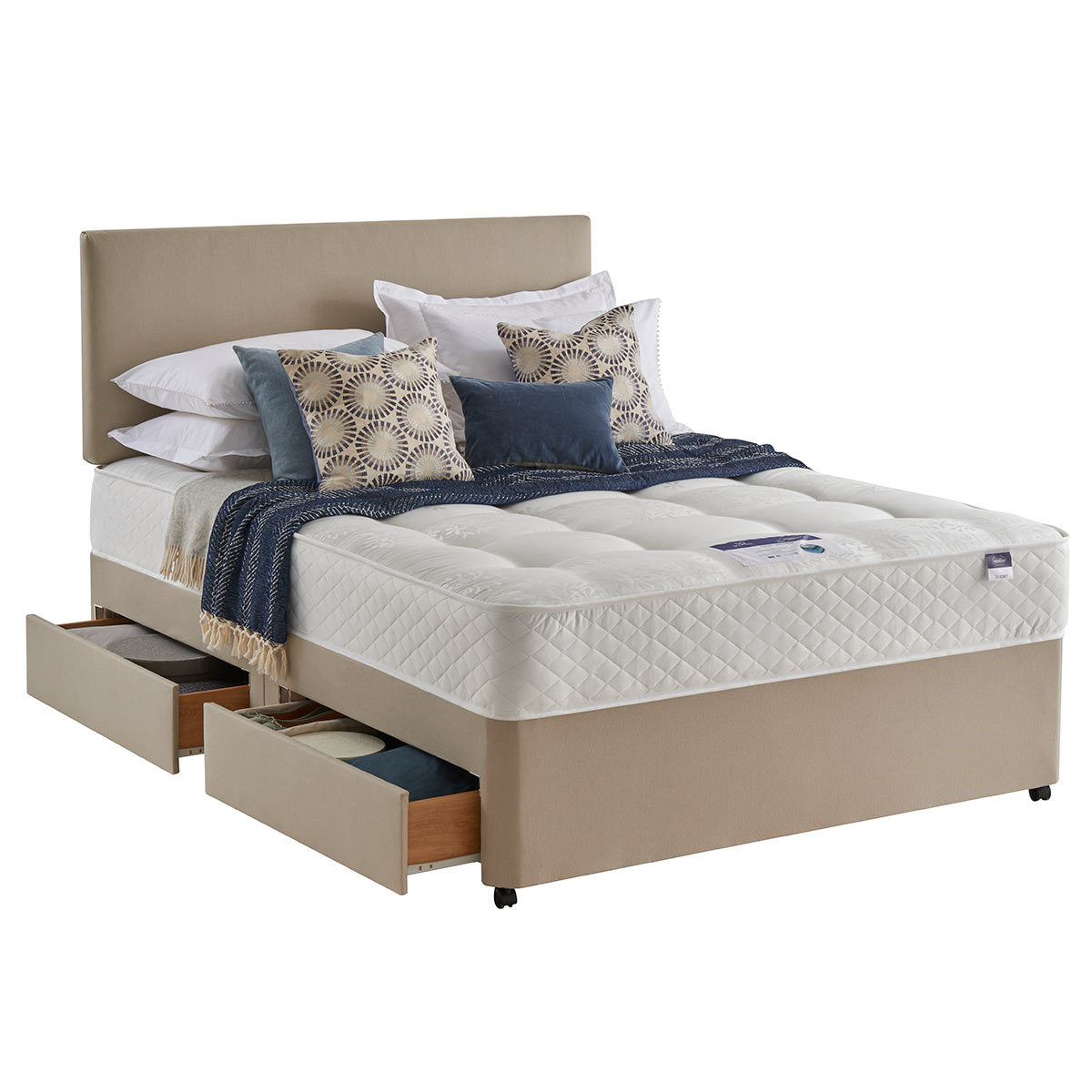 Silentnight Bexley Eco Miracoil Ortho Mattress & Divan in ...