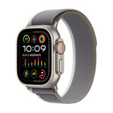 Buy Apple Watch Ultra GPS + Cellular, 49mm Titanium Case with Green/Grey Trail Loop at costco.co.uk