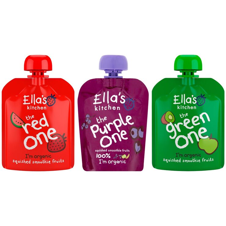 Ella's Kitchen Organic Fruit Smoothie Pouches, 25 x 90g | Costco UK