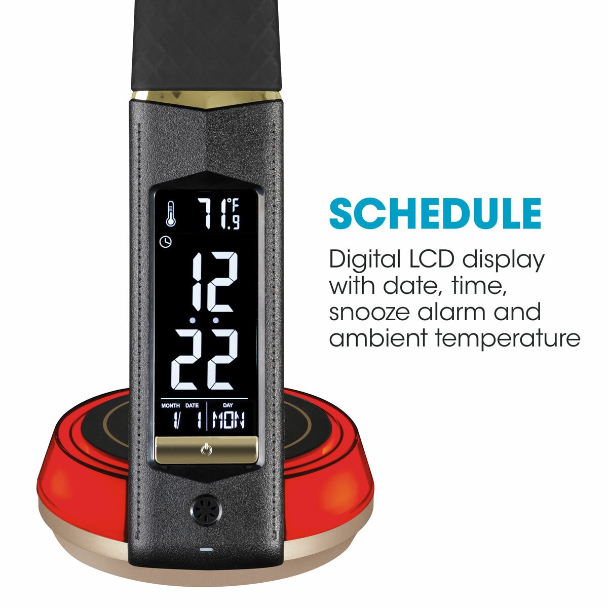 OttLite Wireless Charging LED Lamp with Colour Changing Base in 2 Colours OttLite Wireless Charging LED Lamp with Colour Changing Base in 2 Colours