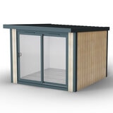 Installed Green Retreats Basebox Garden Room 3m x 3m