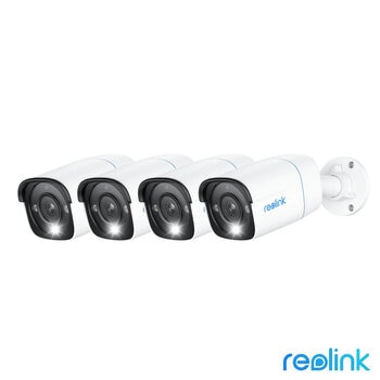 Reolink 8MP (4K) UHD NVR PoE AI Add on Cam 4-Pack