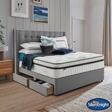 Silentnight Geltex Ultraflex 3000 Mirapocket Mattress & Divan in Slate Grey, Single in 2 Firmness Ratings