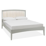 Bentley Designs Whitby Scandi Oak & Grey Bed Frame, Double