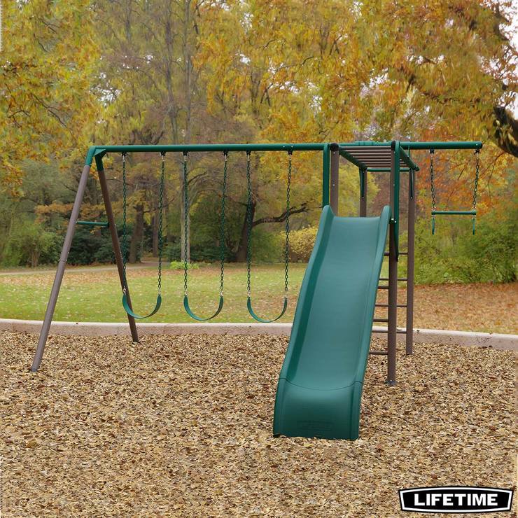 lifetime monkey bar adventure swing set costco