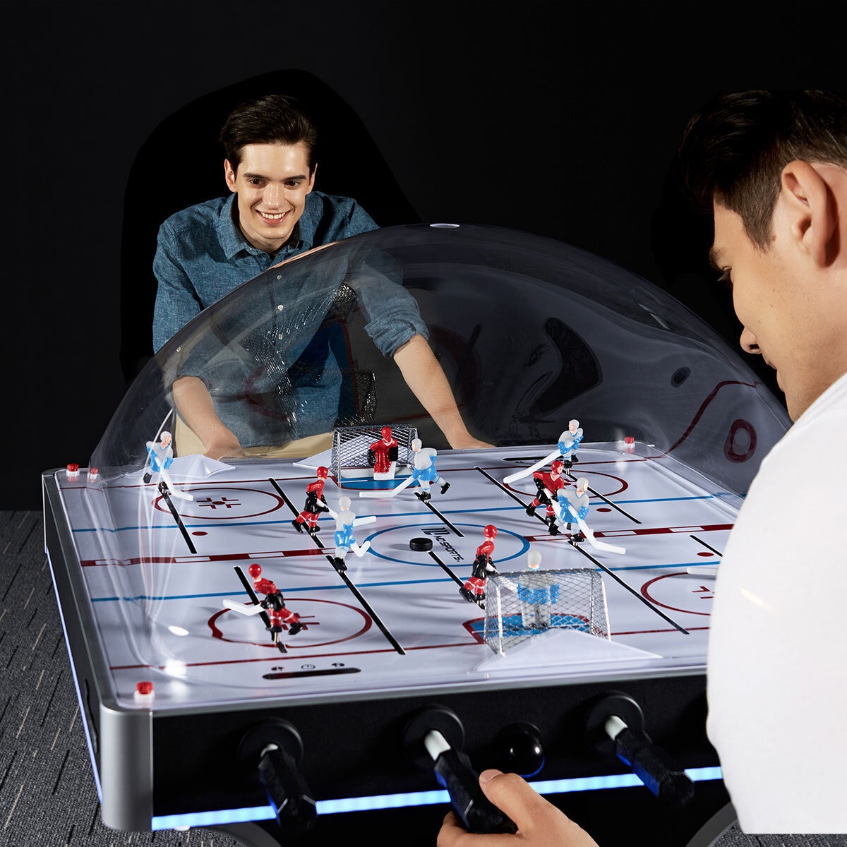 MD Sports Dome Stick Hockey Table with Electric Scorer