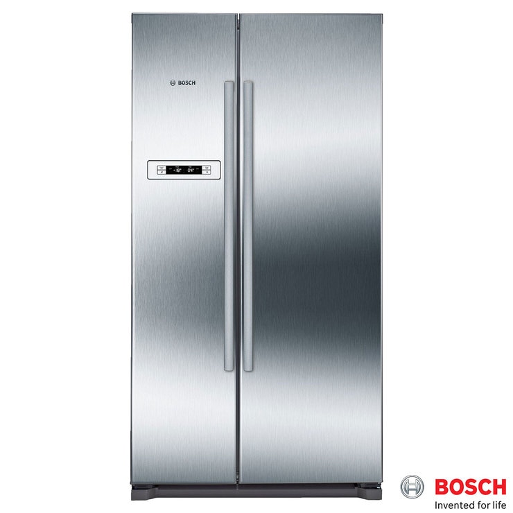 Bosch KAN90VI20G, Side by Side Fridge Freezer A+ Rated in Stainless Steel Costco UK