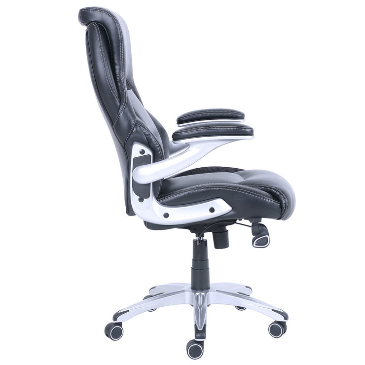 True Innovations Black Bonded Leather Managers Chair | Costco UK