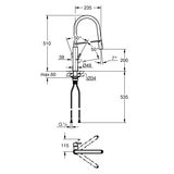 line drawing of tap line drawing of tap