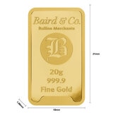 20 Gram Gold Minted Bar