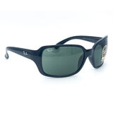 Rayban Black Sunglasses with Green Lenses, RB4068 601