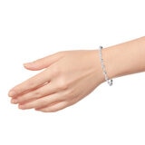 2.40ctw Round Brilliant Cut Diamond Bracelet, 18ct White Gold