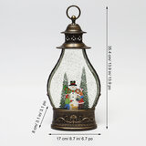 Holiday Scene Lantern In Snowman Scene dimensions