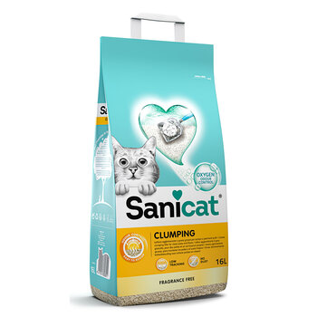 Sanicat Clumping Cat Litter, 16L