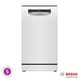 Bosch SPS4HMW49G Series 4 Slimline Freestanding 10 Place Setting Dishwasher, E Rated in White