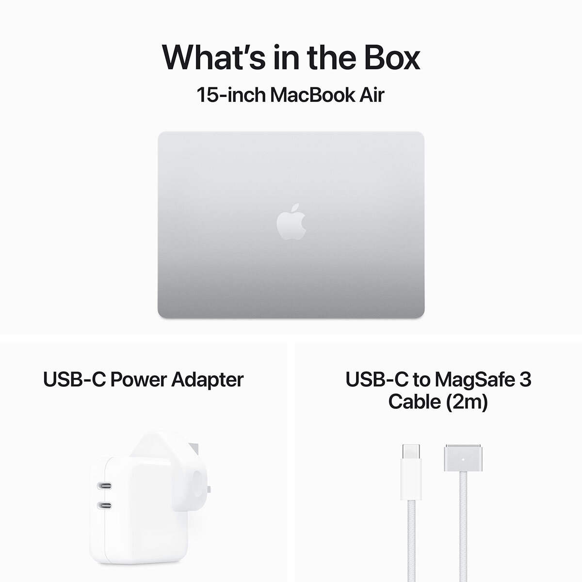 Apple MacBook Air 2024, Apple M3 Chip, 8GB RAM, 512GB SSD, 15.3 Inch in Starlight, MRYT3B/A