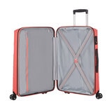 American Tourister Summer Splash 3 Piece Hardside Luggage Set in Coral Pink