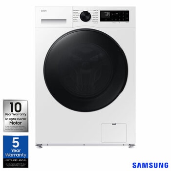 Samsung Series 5 WD90DG5B15BEEU 9/6kg Washer Dryer, D Rated in White Samsung Series 5 WD90DG5B15BEEU 9/6kg Washer Dryer, D Rated in White