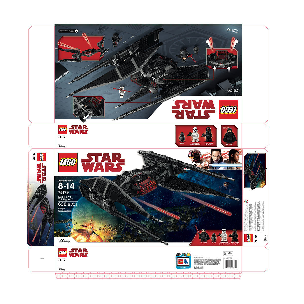 LEGO Star Wars: Kylo Ren’s TIE Fighter - Model 75179 (8+ Years)